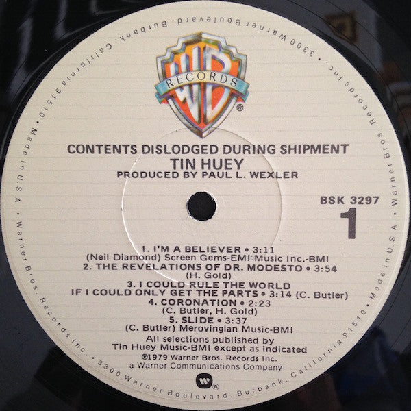 Tin Huey : Contents Dislodged During Shipment (LP, Album, Los)