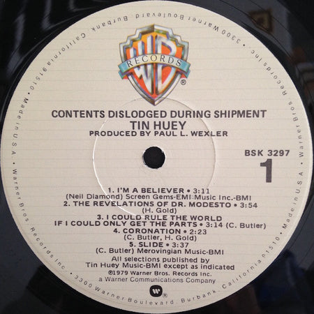 Tin Huey : Contents Dislodged During Shipment (LP, Album, Los)
