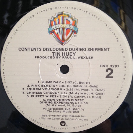 Tin Huey : Contents Dislodged During Shipment (LP, Album, Los)