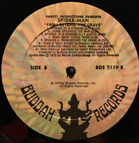 Ron Dante, The Webspinners : The Amazing Spider-Man: From Beyond The Grave - A Rockomic (LP, Album, Gat)