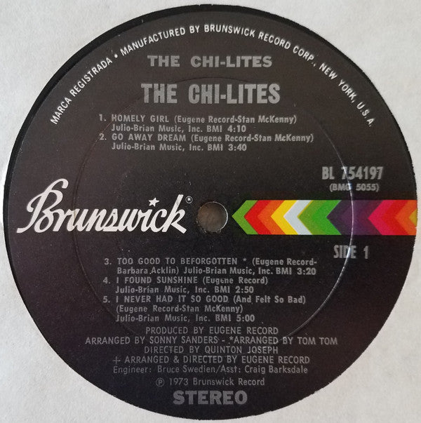 The Chi-Lites : Chi-Lites (LP, Album, Pit)
