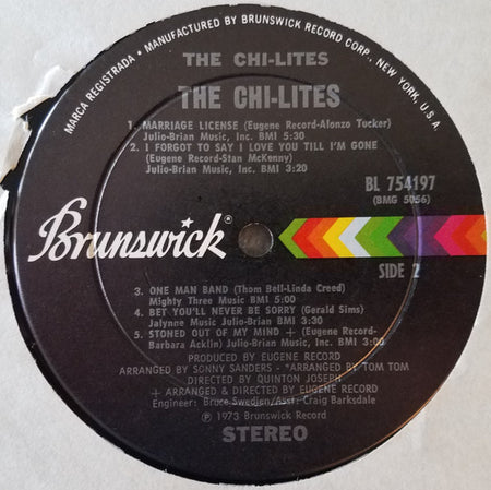 The Chi-Lites : Chi-Lites (LP, Album, Pit)