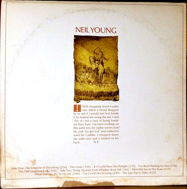 Neil Young : Neil Young (LP, Album, Ter)
