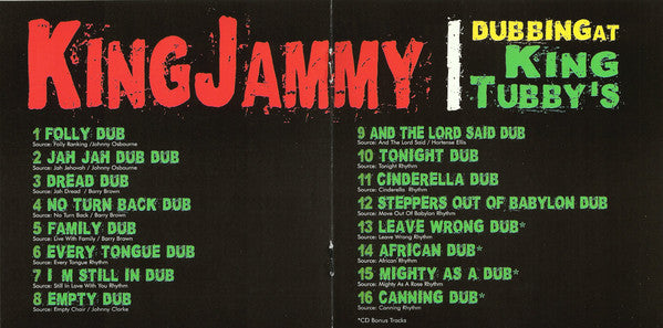 King Jammy : Dubbing at King Tubby's (CD)