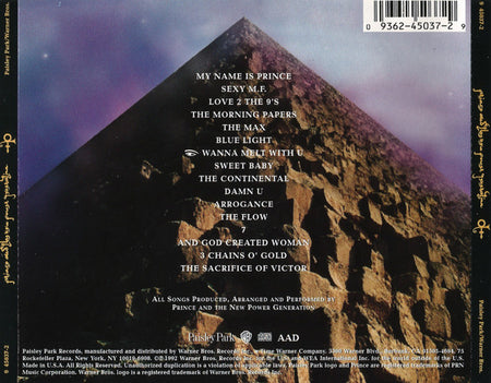 Prince And The New Power Generation : Love Symbol (CD, Album, ARC)