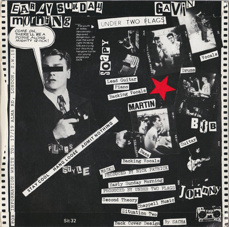 Under Two Flags : Masks (7", Single)