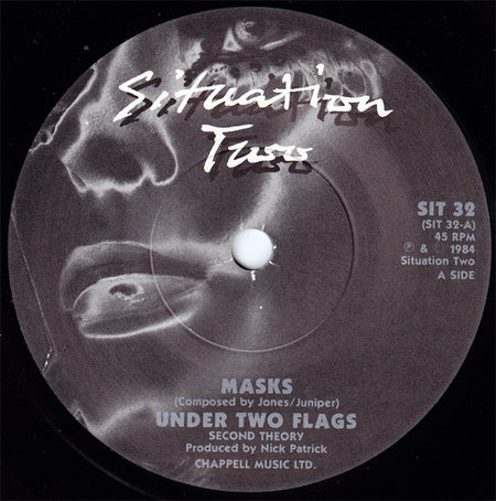 Under Two Flags : Masks (7", Single)
