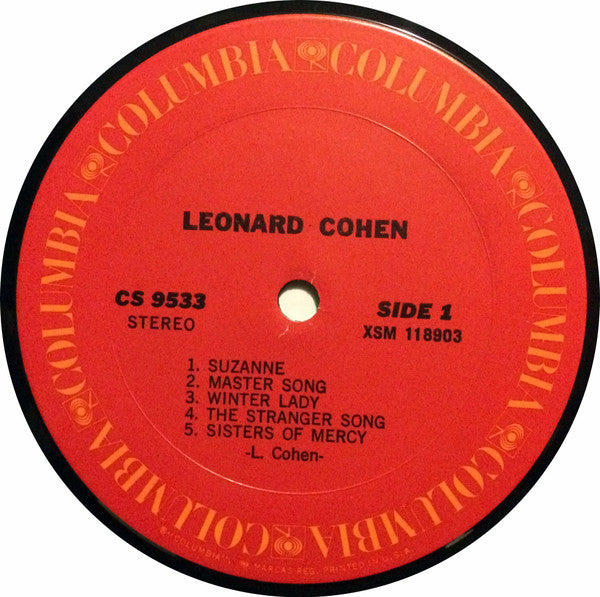 Leonard Cohen : Songs Of Leonard Cohen (LP, Album, RP, Ter)