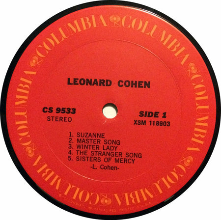 Leonard Cohen : Songs Of Leonard Cohen (LP, Album, RP, Ter)
