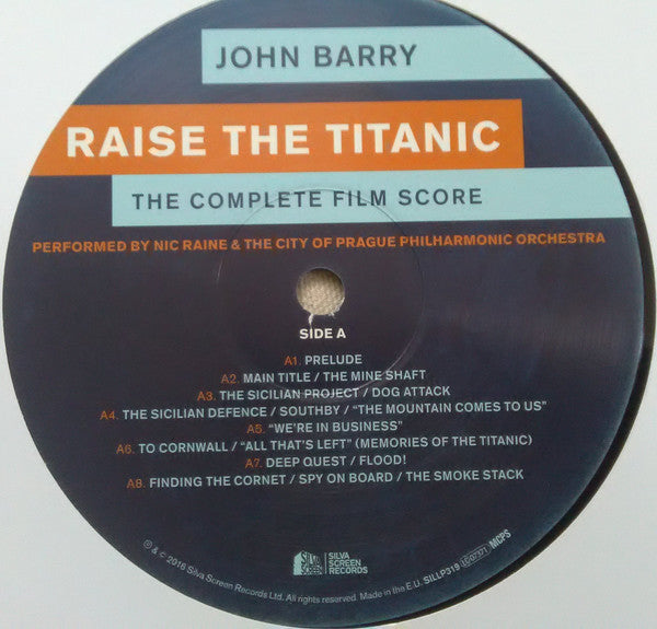 John Barry / The City Of Prague Philharmonic Orchestra Conducted By Nic Raine : Raise The Titanic (The Complete Film Score)  (LP, Album)