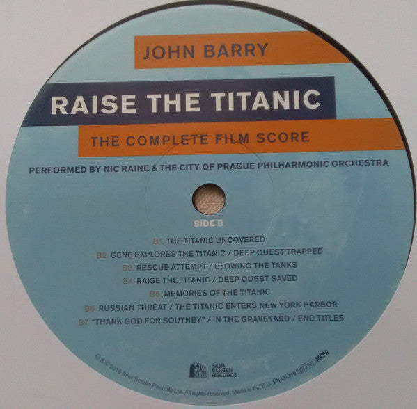 John Barry / The City Of Prague Philharmonic Orchestra Conducted By Nic Raine : Raise The Titanic (The Complete Film Score)  (LP, Album)
