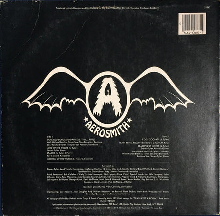 Aerosmith : Get Your Wings (LP, Album, RE, Pit)