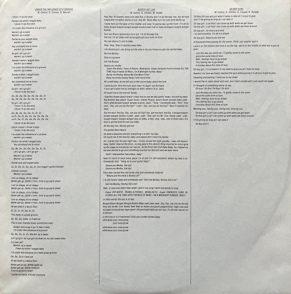 Bootsy's Rubber Band : This Boot Is Made For Fonk-n (LP, Album, Win)
