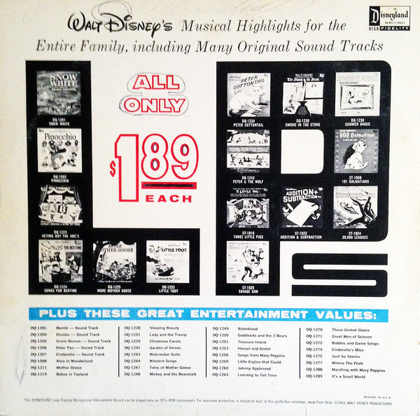 Various : Peter And The Wolf / The Sorcerer's Apprentice (LP, Album, RE, RP)