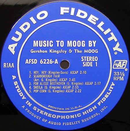 Gershon Kingsley : Music To Moog By (LP, Album)