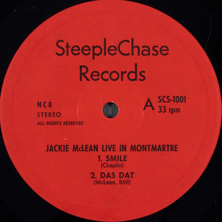 Jackie McLean : Live At Montmartre (LP, Album)