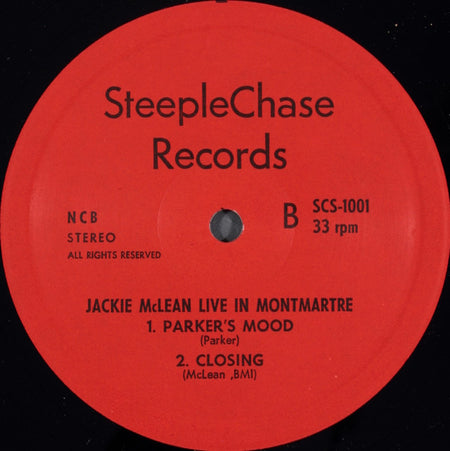 Jackie McLean : Live At Montmartre (LP, Album)