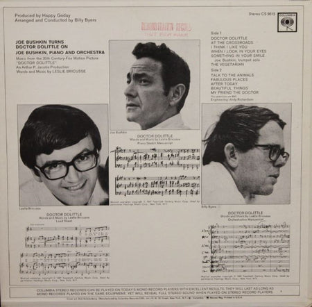 Joe Bushkin : Joe Bushkin Turns Doctor Dolittle On (LP, Album)