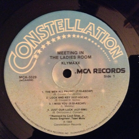 Klymaxx : Meeting In The Ladies Room (LP, Album, Pin)