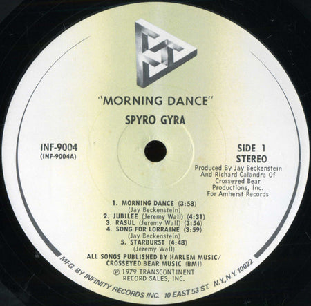 Spyro Gyra : Morning Dance (LP, Album, Pin)