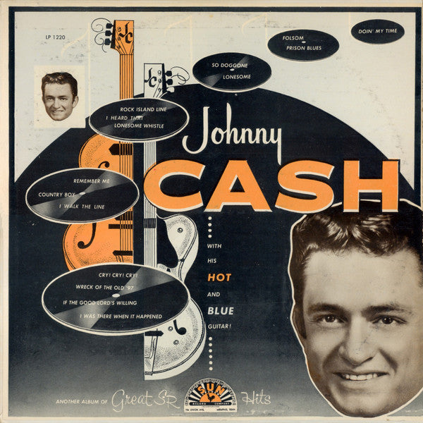 Johnny Cash : With His Hot And Blue Guitar (LP, Album)