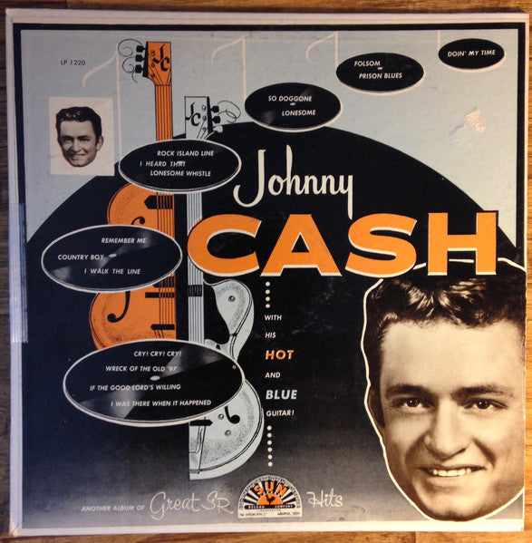 Johnny Cash : With His Hot And Blue Guitar (LP, Album)