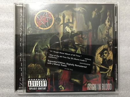Slayer : Reign In Blood (CD, Album, RE, RM, Exp)