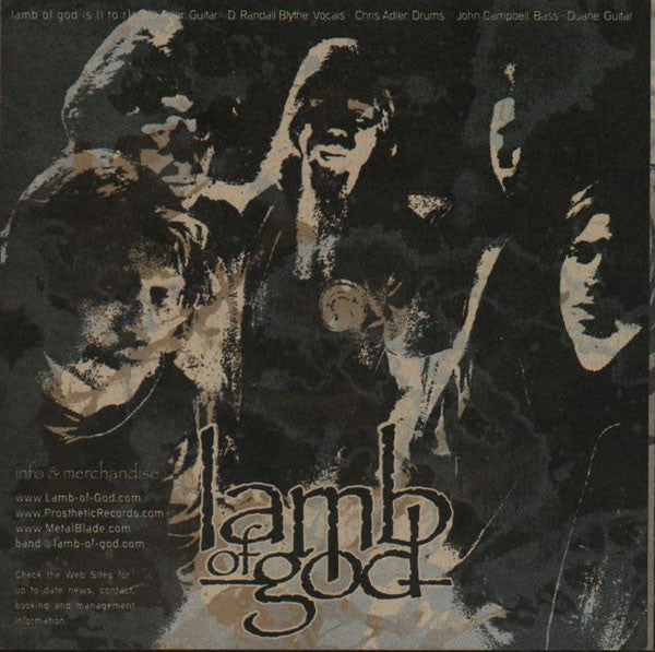 Lamb Of God : New American Gospel (CD, Album)