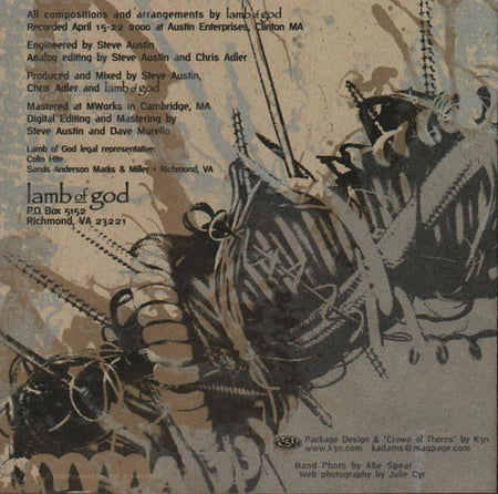 Lamb Of God : New American Gospel (CD, Album)