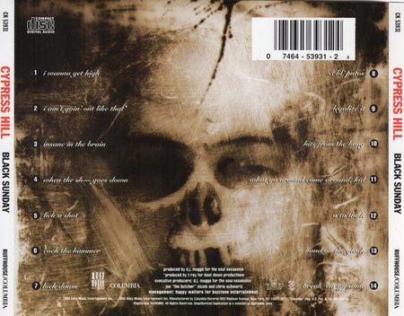 Cypress Hill : Black Sunday (CD, Album, RE, Pit)