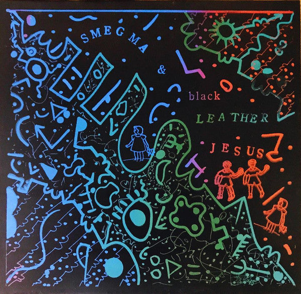Smegma & Black Leather Jesus : Smegma Vs. Black Leather Jesus (LP, Album, Ltd)