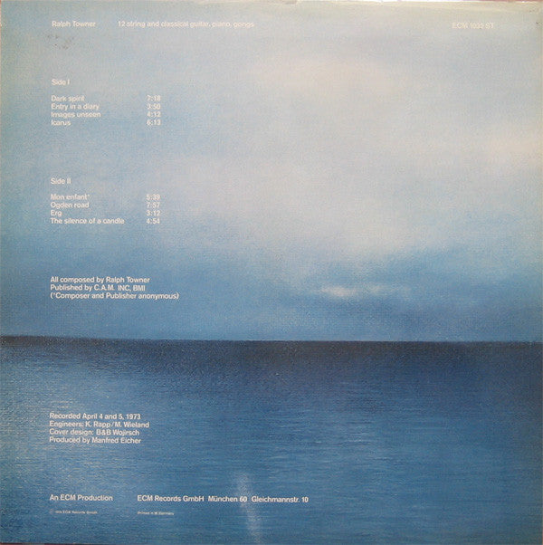 Ralph Towner : Diary (LP, Album)