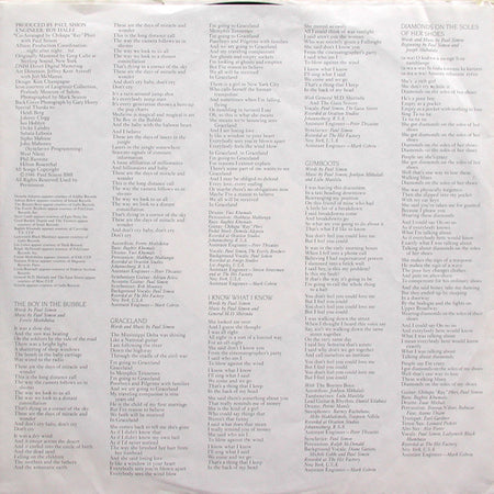 Paul Simon : Graceland (LP, Album, Spe)