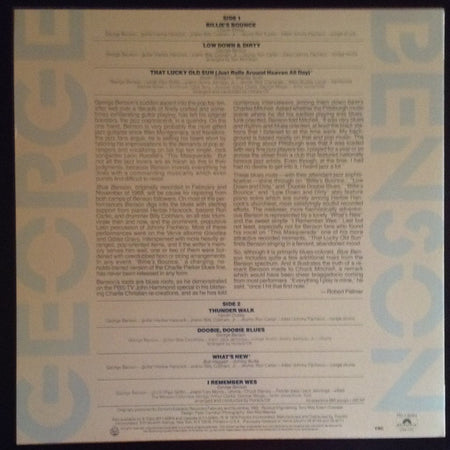 George Benson : Blue Benson (LP, Comp, Club, RE, CRC)