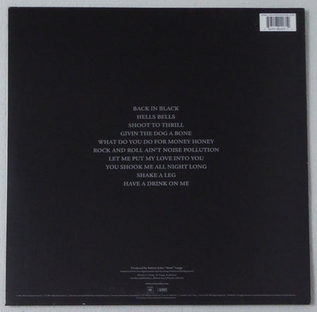 AC/DC : Back In Black (LP, Album, RE, RM, Uni)