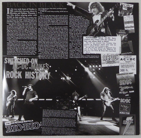 AC/DC : Back In Black (LP, Album, RE, RM, Uni)