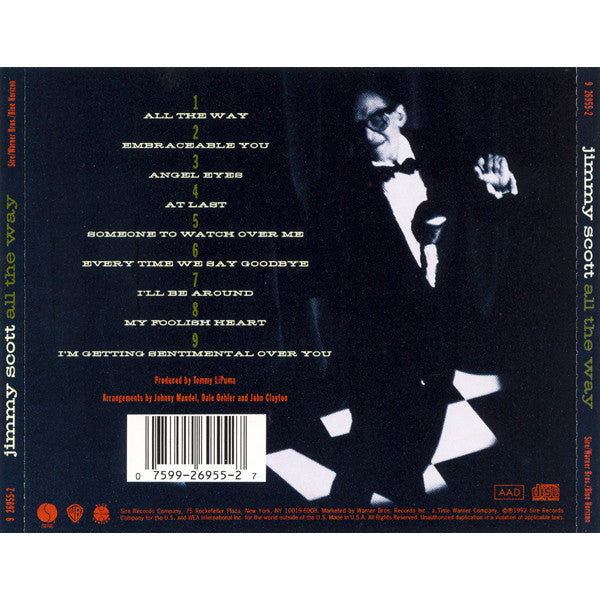 Jimmy Scott : All The Way (CD, Album)