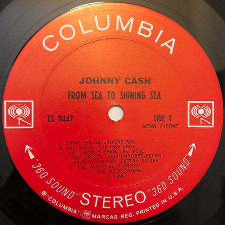 Johnny Cash : From Sea To Shining Sea (LP, Album, San)