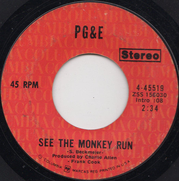 Pacific Gas & Electric : Thank God For You Baby (7", Ter)