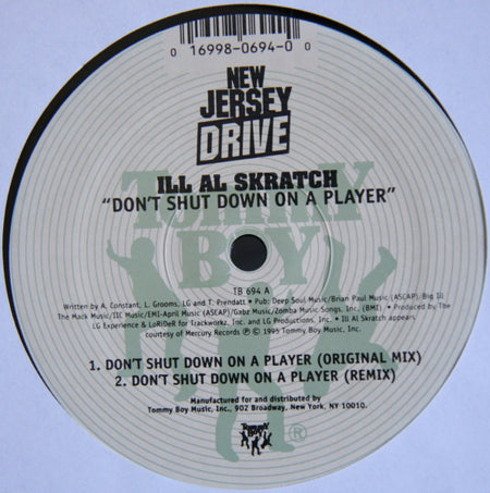 Ill Al Skratch / E Bros : Don't Shut Down On A Player / Funky Piano (12")