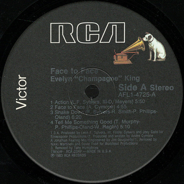 Evelyn "Champagne" King* : Face To Face (LP, Album)
