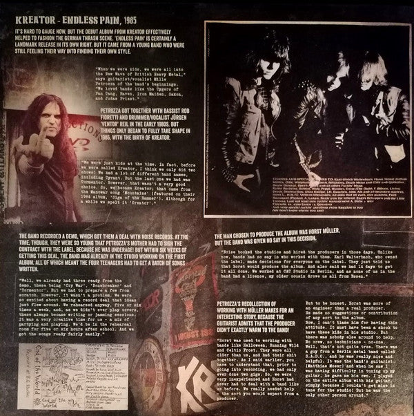 Kreator : Endless Pain  (2xLP, Album, RE, RM, 180)