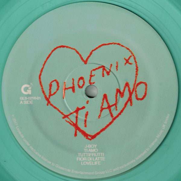 Phoenix : Ti Amo (LP, Album, Cok)