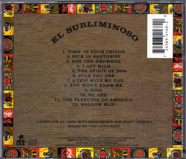 Dada (4) : El Subliminoso (CD, Album)