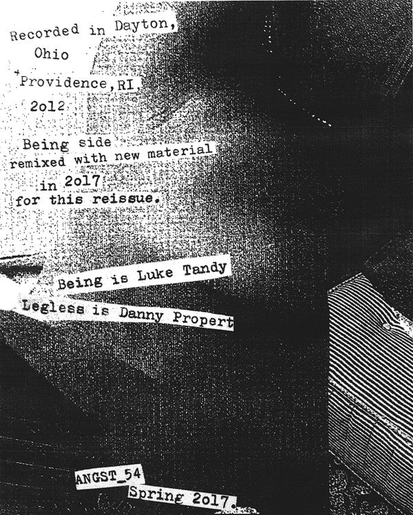 Legless / Being (3) : Legless / Being (Cass, C40)