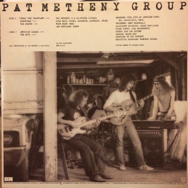 Pat Metheny Group : American Garage (LP, Album, Wak)