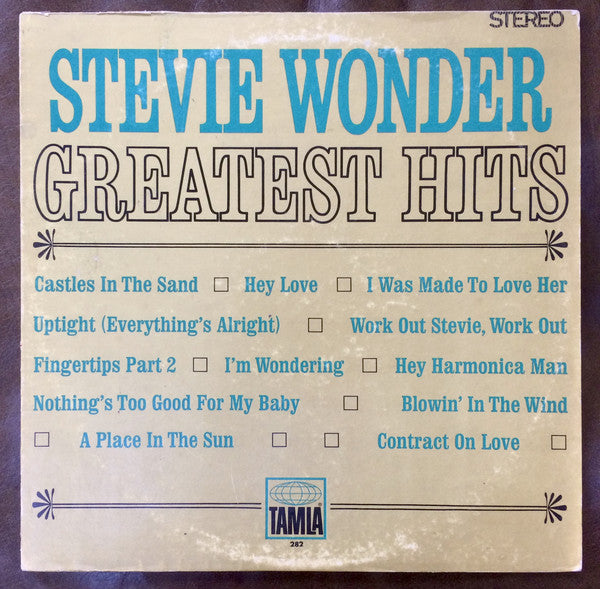 Stevie Wonder : Greatest Hits (LP, Comp, Roc)