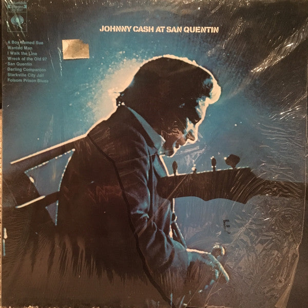 Johnny Cash : Johnny Cash At San Quentin (LP, Album, Pit)