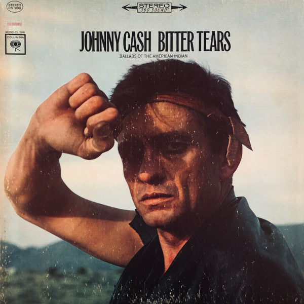 Johnny Cash : Bitter Tears - Ballads Of The American Indian (LP, Album, RE, Pit)