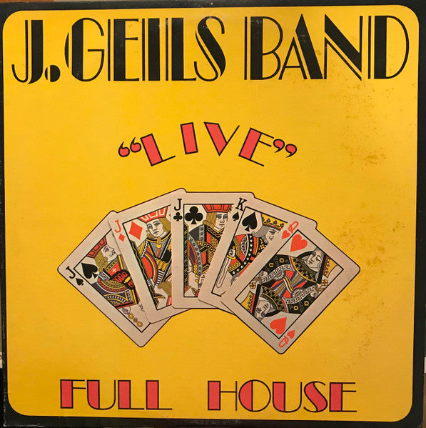 The J. Geils Band : "Live" Full House (LP, Album, RP, PR )